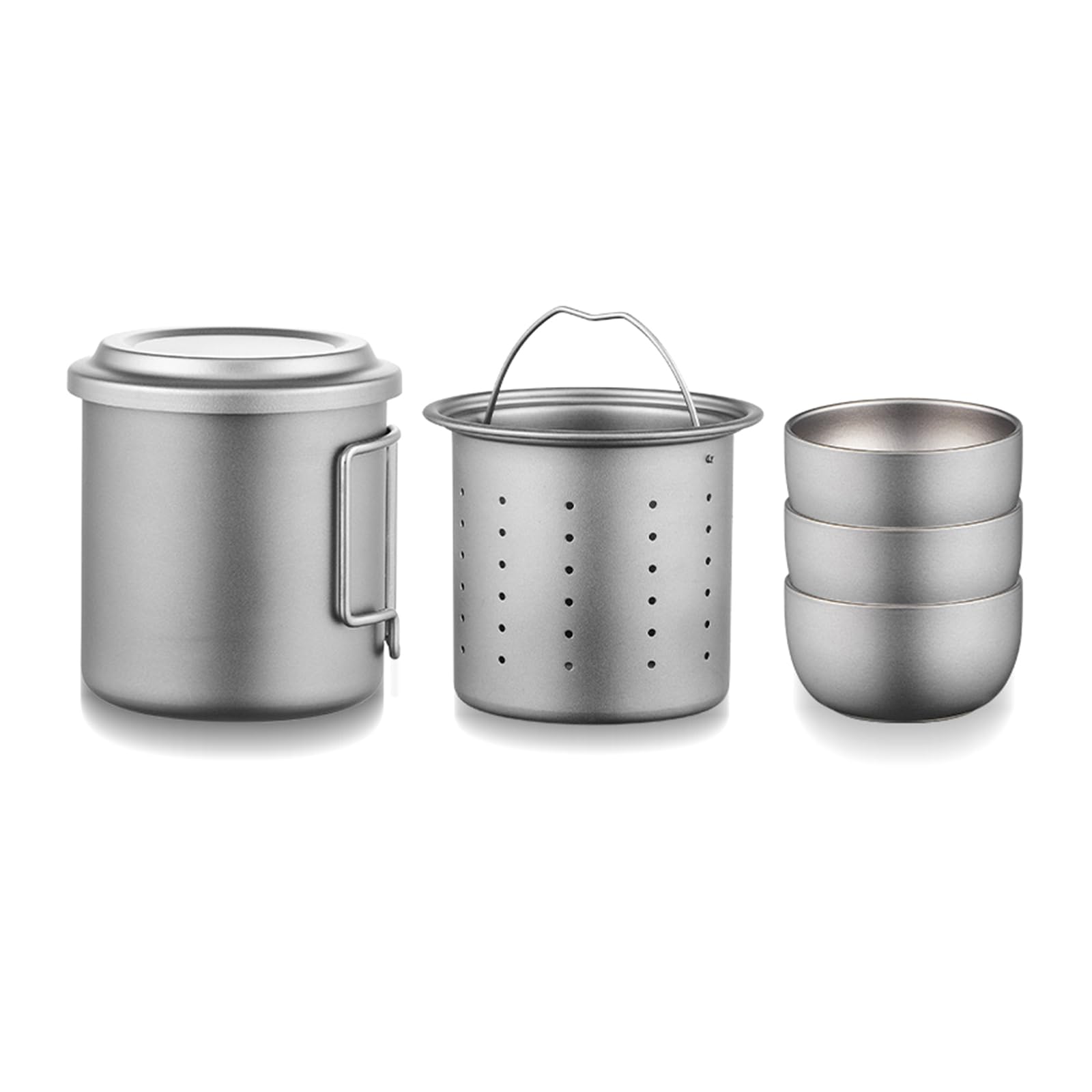 Jarras de cerveza para camping, pícnic, vasos de viaje para elaboración a mano, accesorios de bar compactos para viajes y uso doméstico, vaso ligero para camping