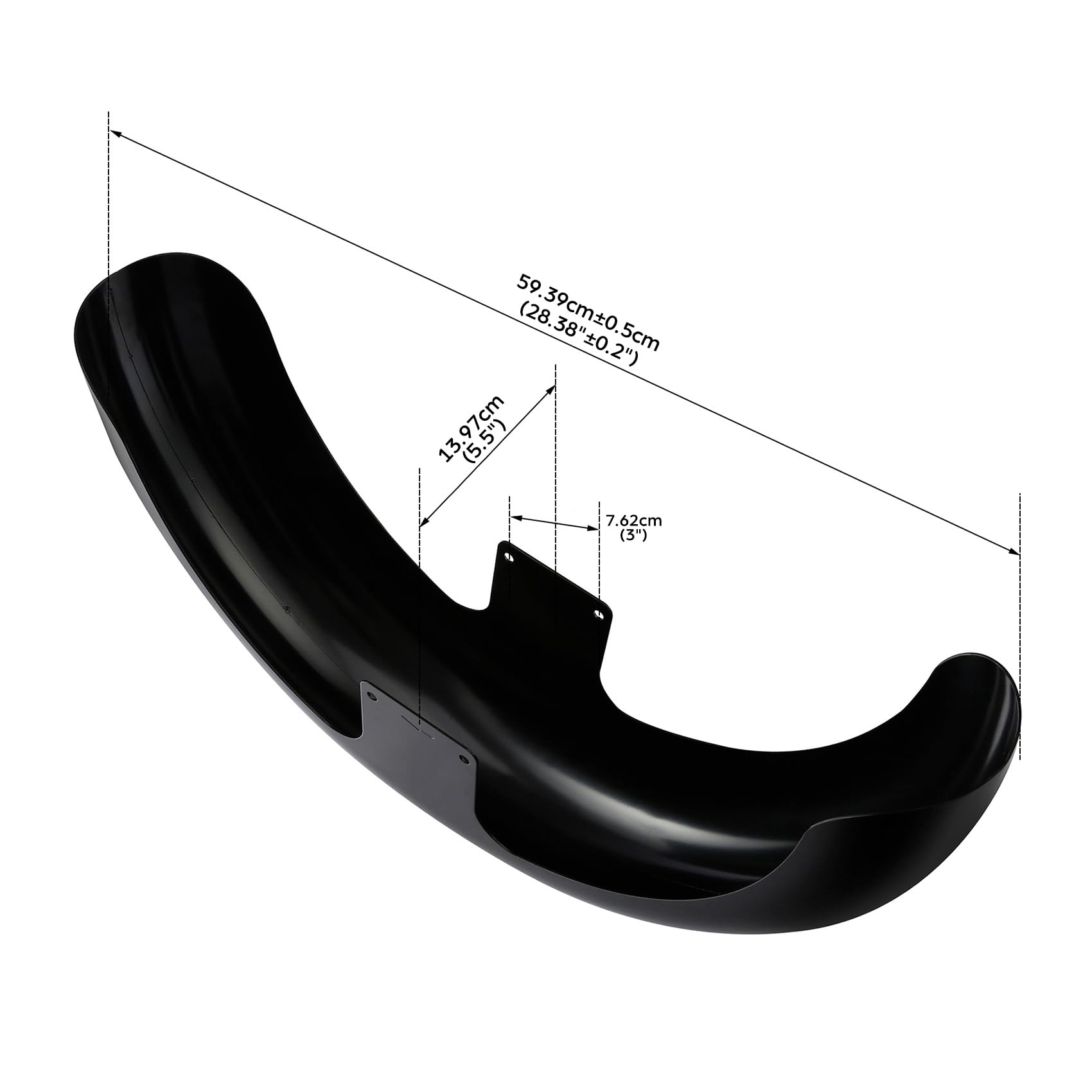 Amazon | TCT-MOTORPARTS 21インチ ラップフロントフェンダー