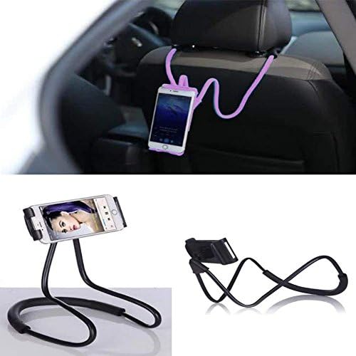 Chapter Seven Universal Smart Mobile Phone Stand,Hanging on Neck Cell Phone Mount Holder, Flexible Lazy Bracket DIY Free Rotating for Multiple Functions