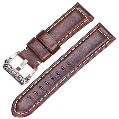 Bracelet de montre en cuir souple pour remplacer un bracelet rigide ou use