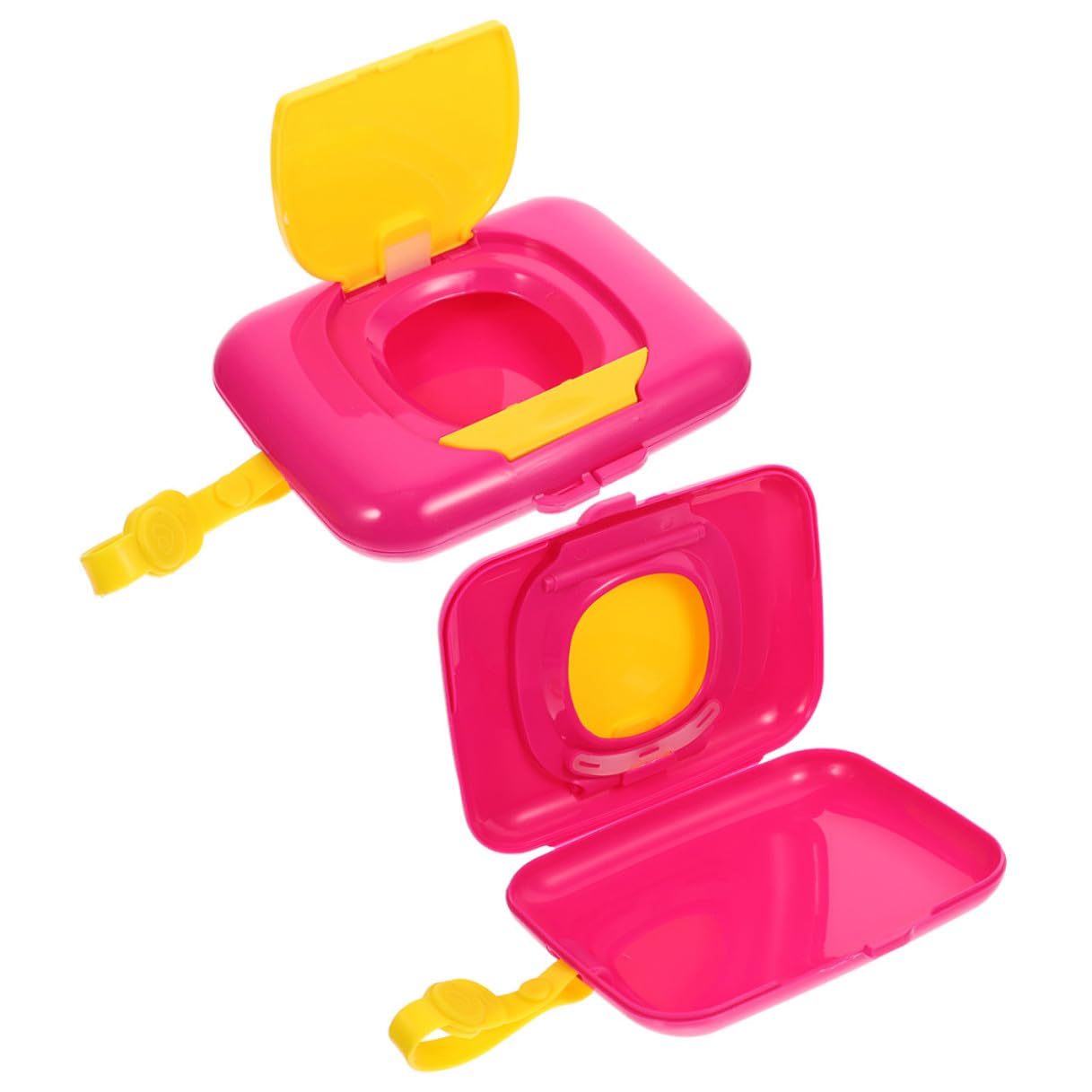 IMIKEYA 5 Set Dispenser Salviette Umidificate Portatile Custodia Per Salviettine Igienizzanti Per Scatola E Riutilizzabile Leggera E Resistente Adatta 2 Pezzi * 5