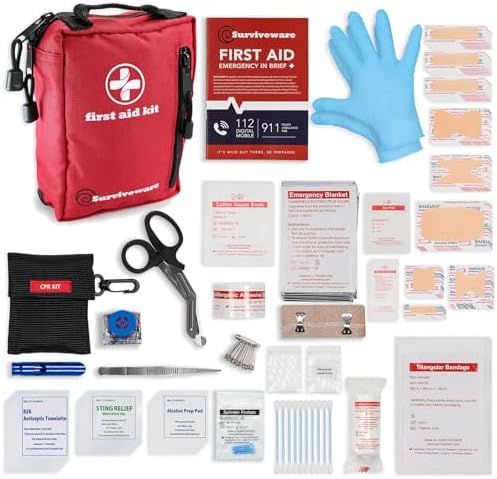Surviveware Comprehensive Premium Survival First Aid Kit