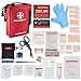 Surviveware 98 Pcs Comprehensive Premium Survival First Aid Kit - Medical Emergency Kit for Travel Camping Gear, Home Essentials & Outdoor Emergencies - HSA & FSA Eligible Survival Kit