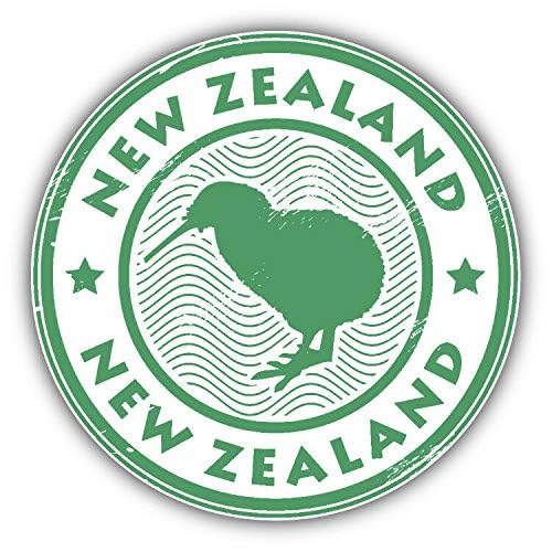 New Zealand Kiwi Bird Grunge Stamp Round Metal 0.75" Lapel Pin Hat Shirt Pin Tie Tack Pinback3