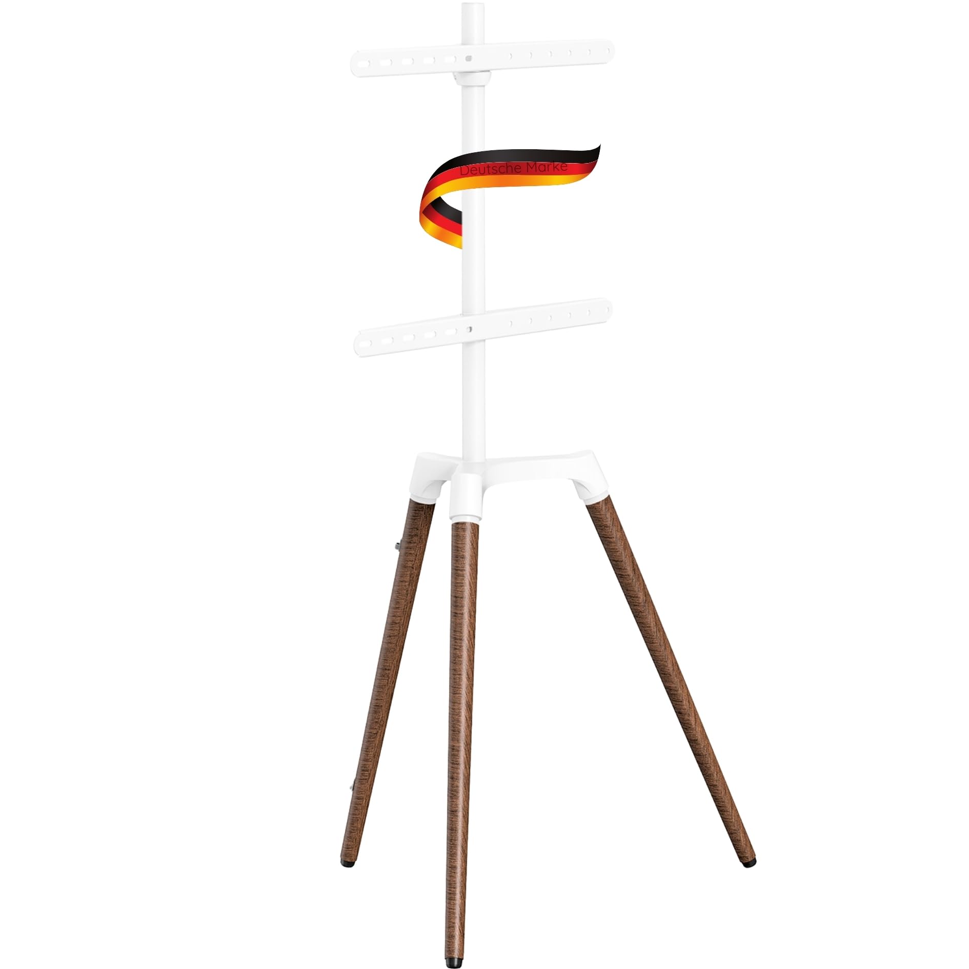 SCHWAIGER -658231- sztaluga pod telewizor (stojak sztalugowy + zestaw sztalugi | do płaskich ekranów do 65' | obciążenie do 35 kg | VESA maks. 600 mm