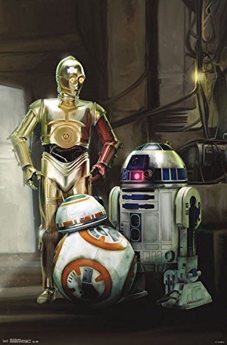 Trends International Star Wars The Force Awakens Droids Collector's Edition Wall Poster 24