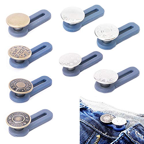 Preisvergleich Produktbild Metall Jeans-Knopf, verstellbar, Retro, Gürtelverlängerung, für Hosen und Damen