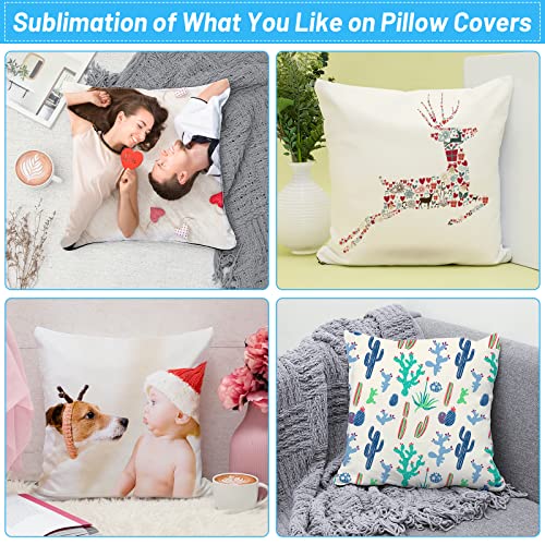 82 Pcs Sublimation Blanks Products Set, Modacraft Diy Sublimation Starter Kit With 20 Car Coasters, 12 Keychains, 8 Earrings, 4 Mouse Pads, 3 Pillow Covers, 3 Puzzles #TOP2