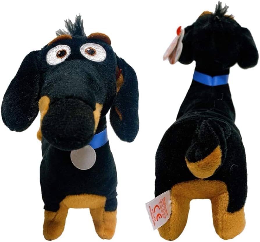 レアバージョン・希少】tyビーニーベイビーズ 犬ぬいぐるみ ダックス