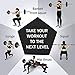 Yes4All Foam Bar Pad – Olympic Barbell Pad – Barbell Squat Pad – Barbell Neck Pad for Squats, Hip Thrusts – Weight Lifting Bar Pad (Black, Set of 2)