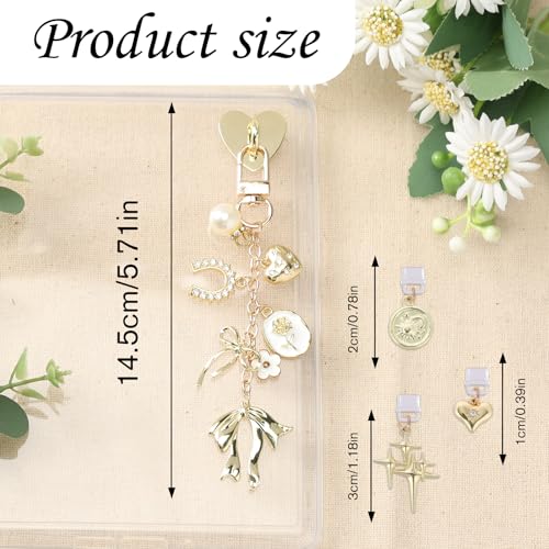 Image of Halloween Dust Plug Charm Chains for Kindle - Gothic Type C Dustplug & Chain Bracelet Strap Decorating Accessories