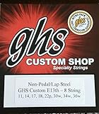 GHS Custom Strings GHS Custom E13th - 8 Lap Steel Guitar Strings used by steel players in the 1950's - Gauges 11-36W