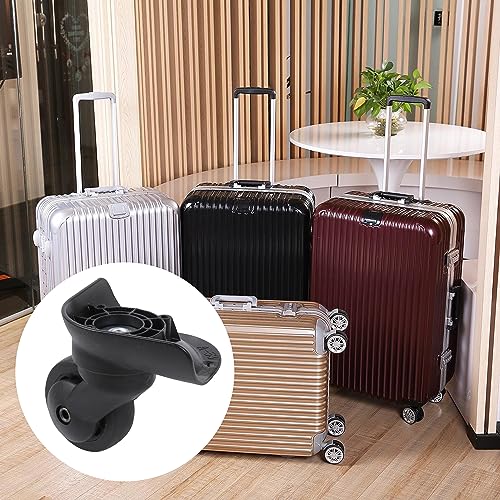 Mxfans Luggage Suitcase Swivel Wheel Spare Part 3.27 Inch W187 Black Set for Luggage2