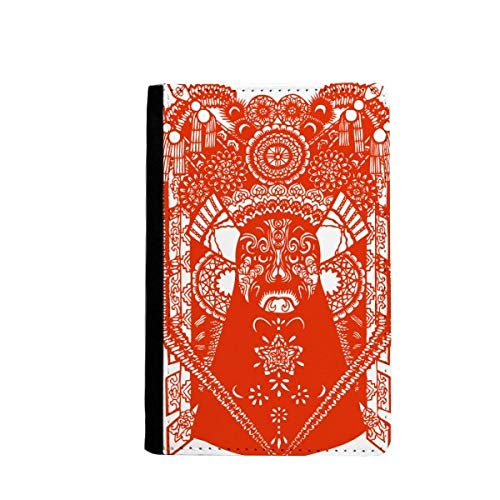 Passeport et masque facial étui de voyage luxe motif opéra rouge raffiné