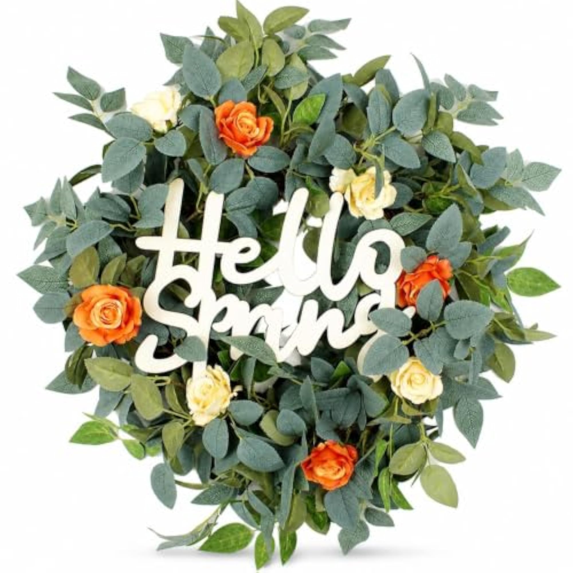 Artificial Eucalyptus Wreath for Door & Wall Decor