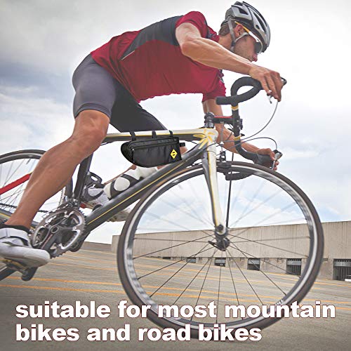 RuleaxAsi Saco de quadro de triângulo de bicicleta de bicicleta Pacote de saco de armazenamento de b