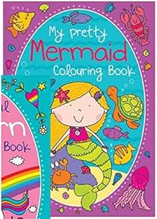 Martello A4 - 'My Pretty Mermaid' Colouring Book - 70 Designs to Colour Stocking Filler