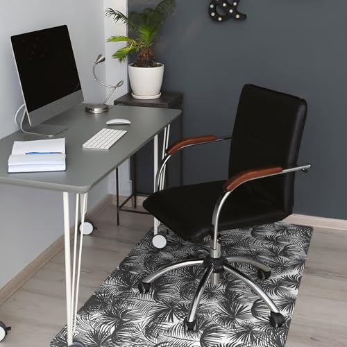 Tapis de chaise protège-sol imperméable rectangulaire 100x70 - 5