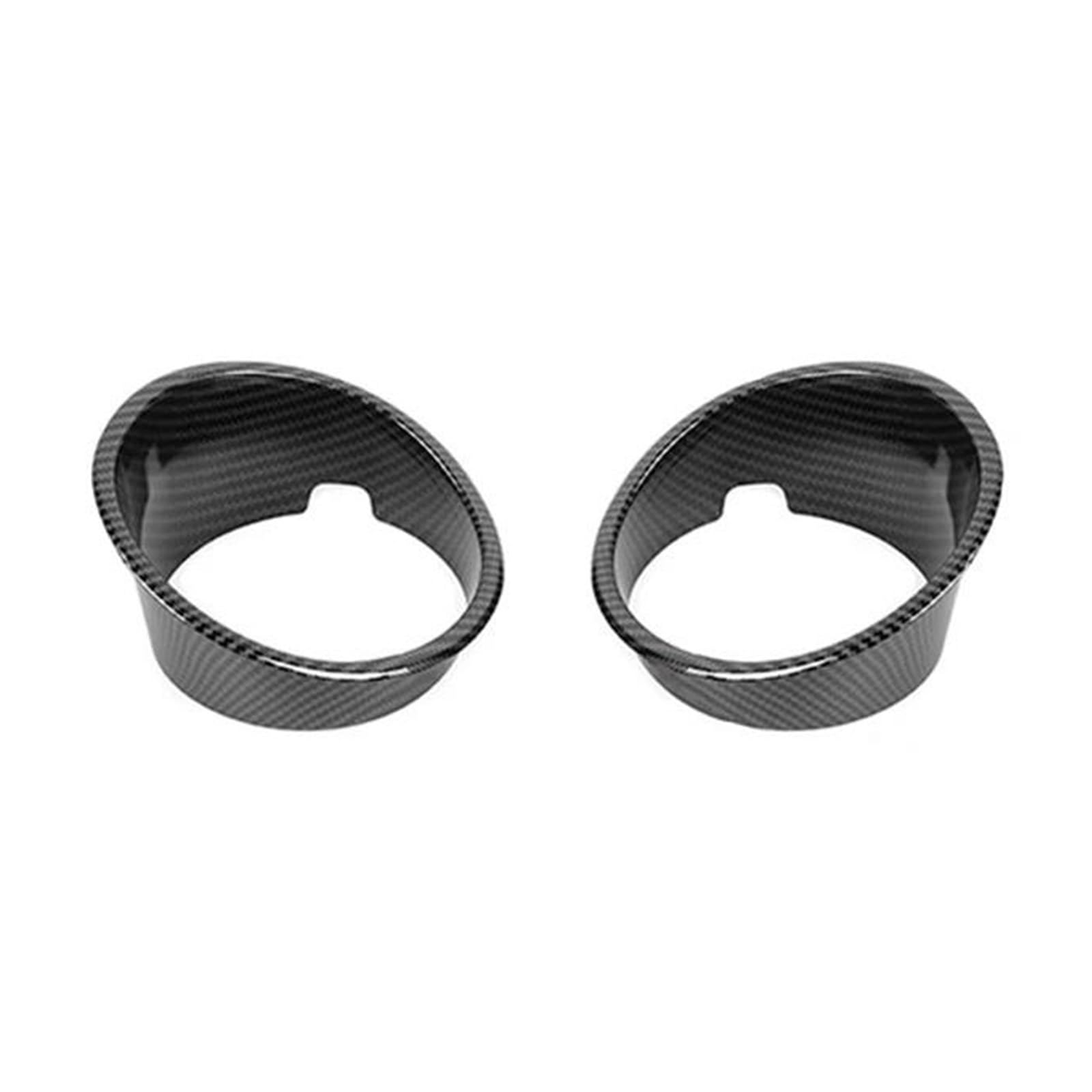 Radiator grille For Dodge For Nitro 2007 2008 2009 2010 2011 2012 Car Front Fog Light Lamp Decoration Cover Trim Stickers(Carbon fiber grain)