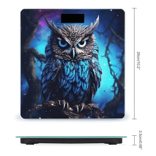 Balanza Digital Compacta Blue Owl para Baño y Uso Personal miniatura 2
