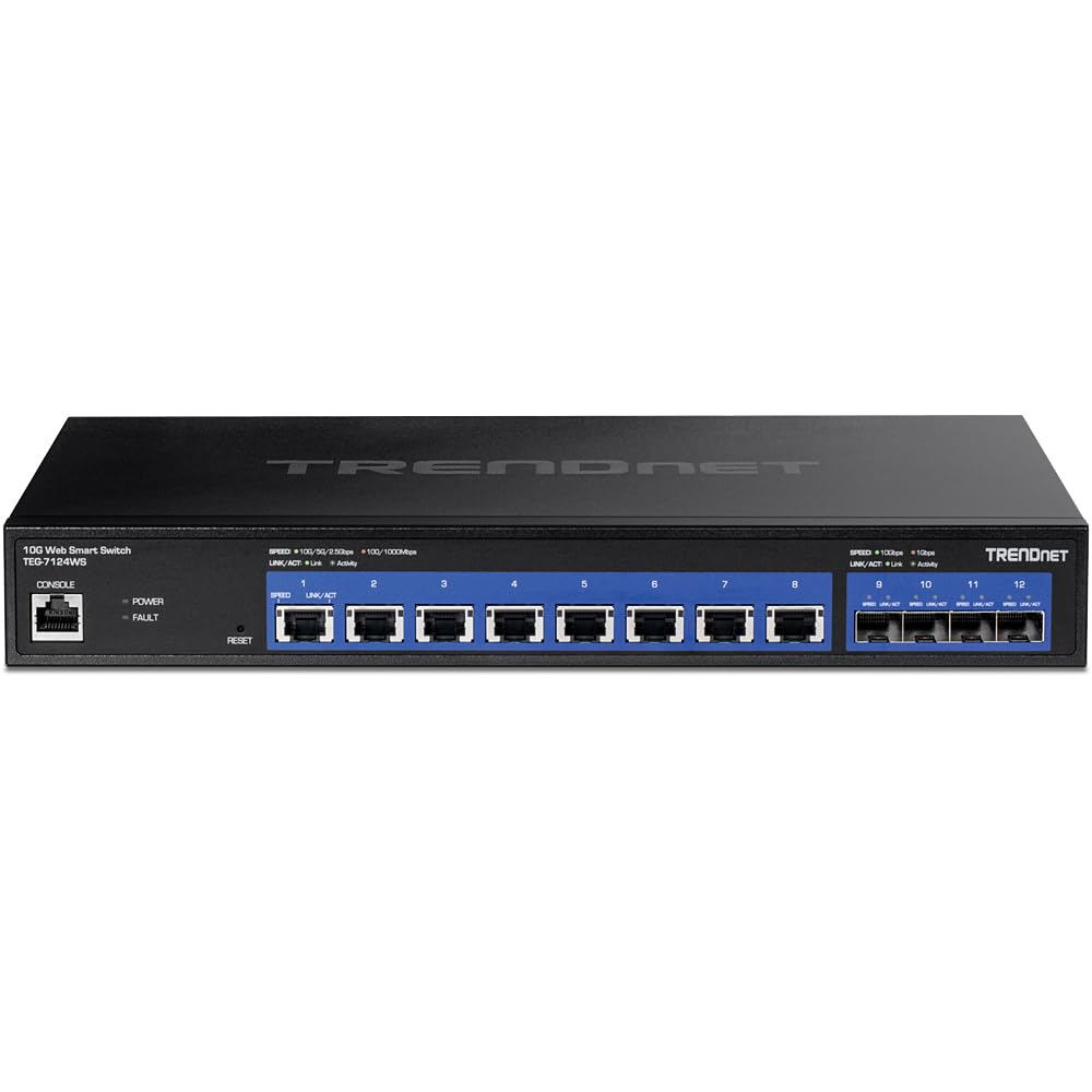 TRENDnet 12 ports 10G Web Smart Switch