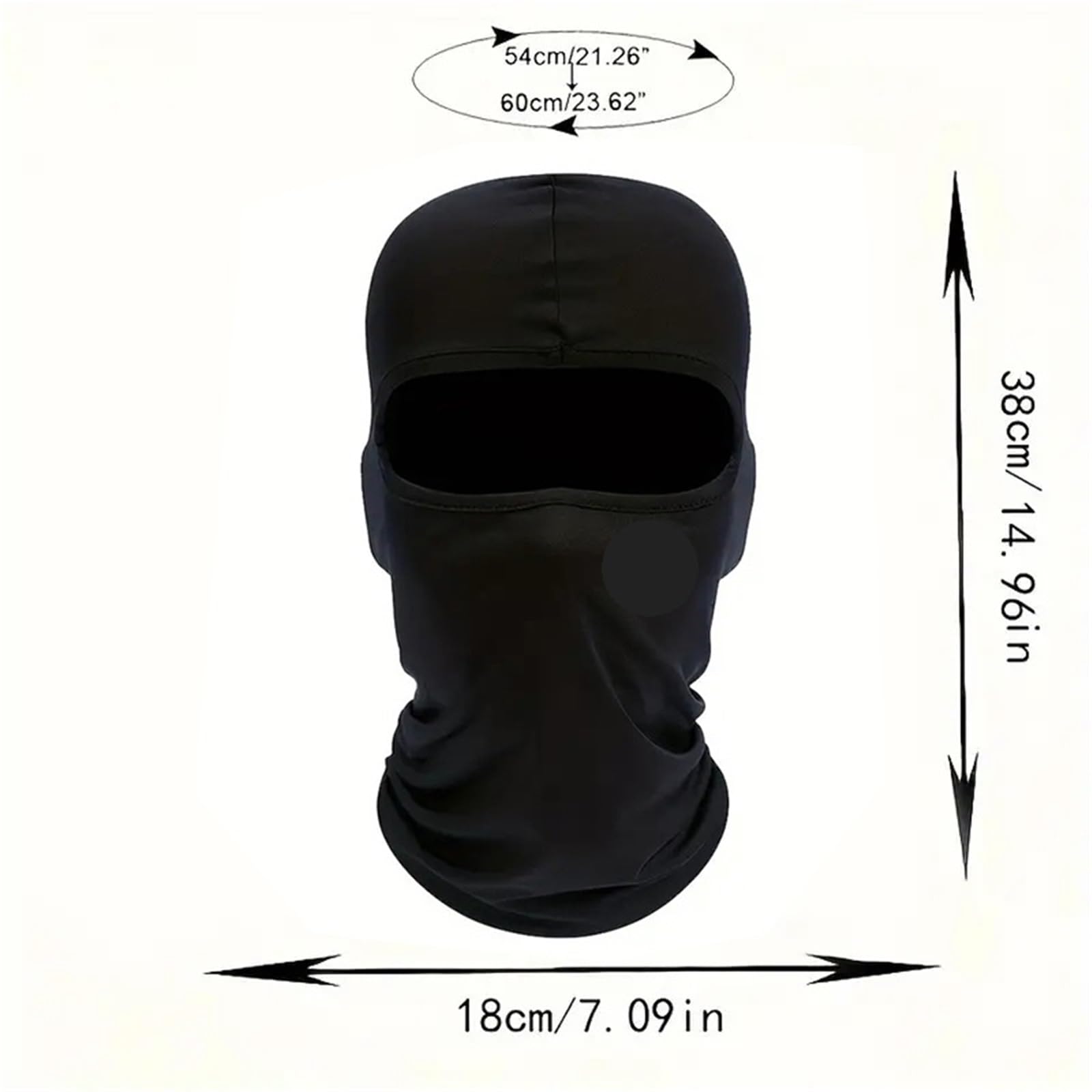 2Pcs Ski Mask for Men and Women Face Hat Stretchable Fabric Cycling Headcover para Esquí Ciclismo