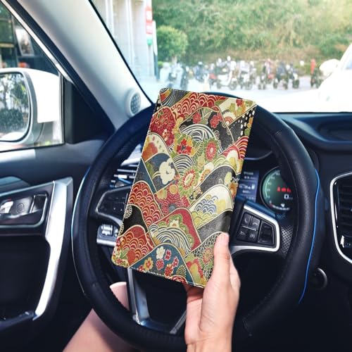 Organizador de auto de cuero miniatura 7