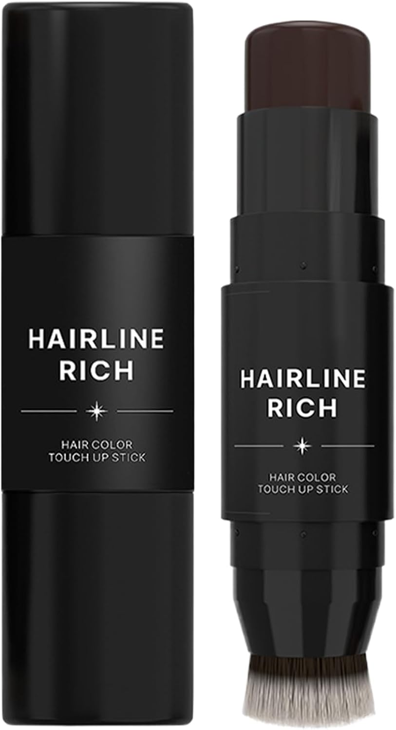 Root-touch-up stick, tijdelijke haarpen, langdurige haardekking, compacte en handige, langdurige dekking/moeiteloze root touch-up 9.7×2.8×2.8 voor volwassenen vrienden schoonheidsspecialiste