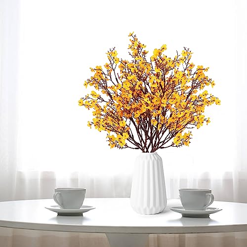 Petals Blissful Blue & White Faux Flower Centerpiece