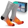 MECO ELEVERDE Heated Socks, Thermal Socks with 3 Adjustable Temperature Foot Warmers, Heated Socks, Ski Socks and Sneaker Socks Men Women M/L
