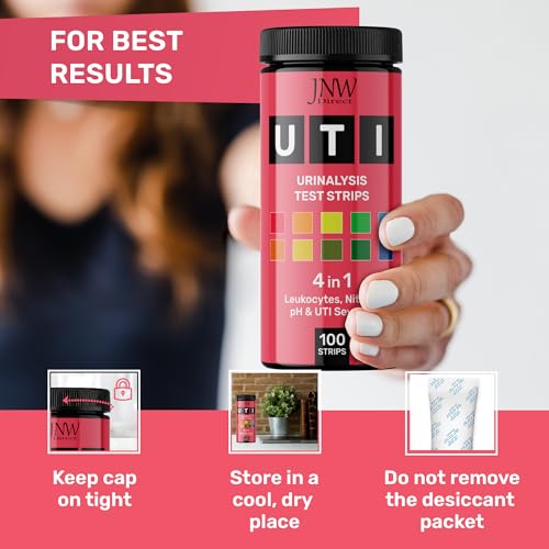 Jnw Direct 4-In-1 Uti Test Strips - 100Ct Urine Test Strips, Quick And Easy, Accurate Home Uti Test For Women & Men thumb #6