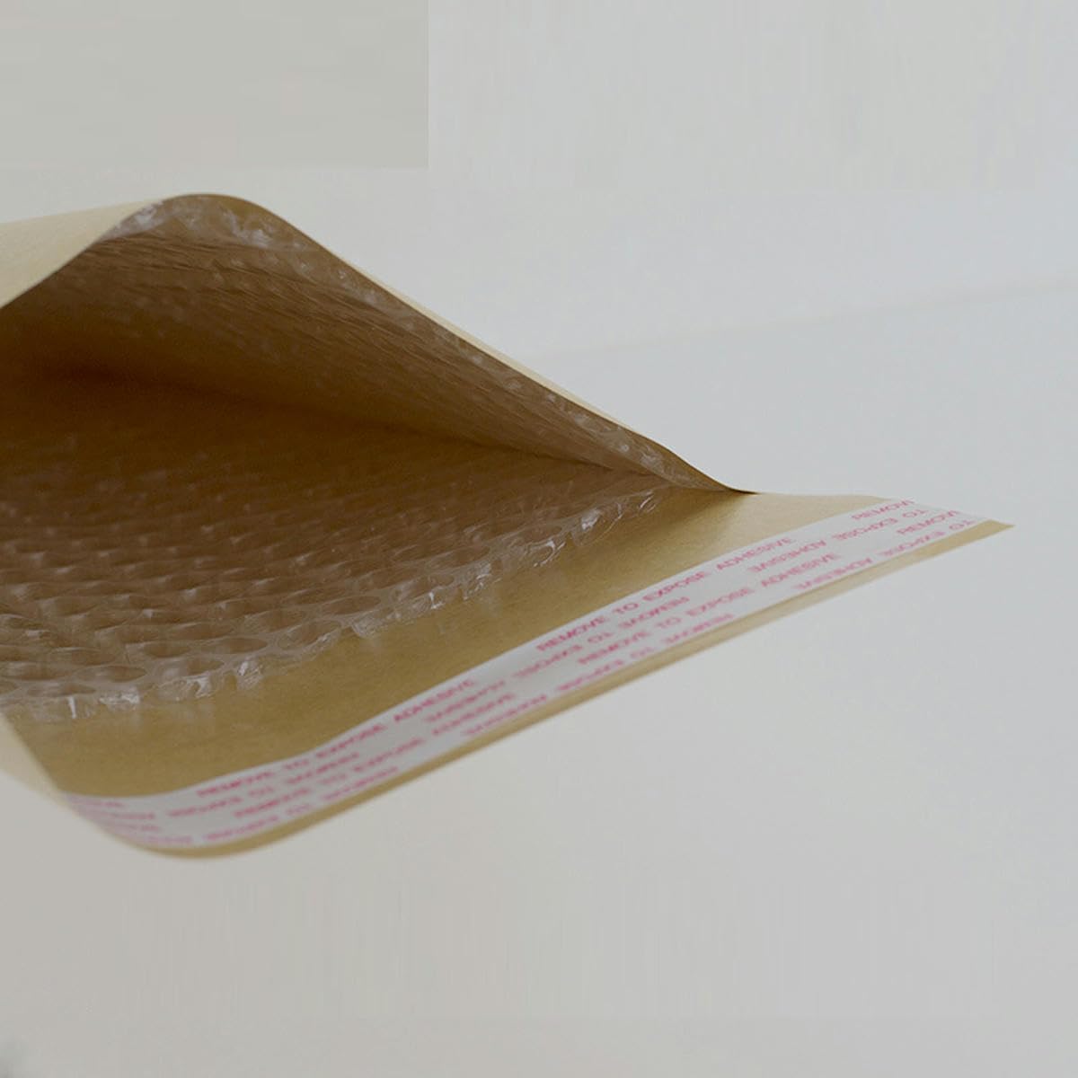 50 szt. naturalne brązowe bąbelki, poduszka z papieru kraftowego, wyściełane koperty, woreczki z amortyzacją, do pakowania, 150 mm x 250 mm, 50 szt