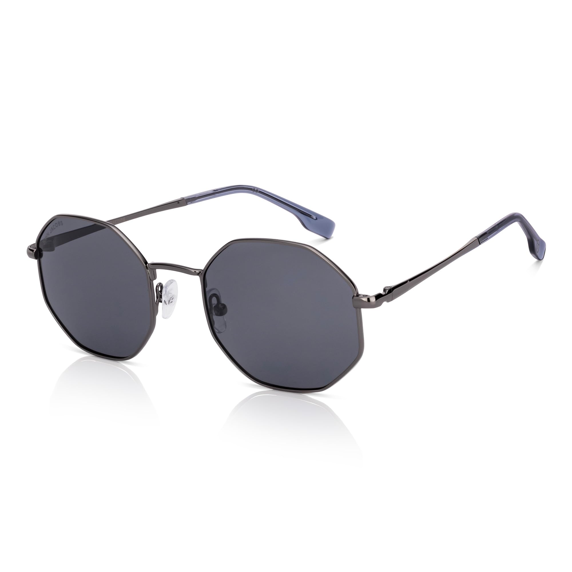 john jacobs Full Rim Hexagonal Stylish & Premium Sunglasses | Polarized and 100% UV Protected | Men & Women | Medium | JJ S70017-picture-10