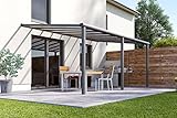 Verasol Smartline DIY Terrassenüberdachung anthrazit (5,44 x 2,5 M)