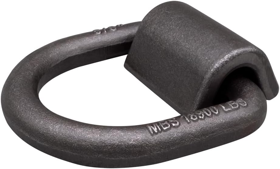 Mytee Products (4 Pack 5/8" Heavy Duty Weld-On Forged D Ring 18,900 Lbs Truck Tie Down
