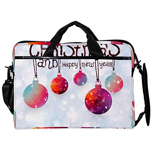 Bolso bandolera para portátil de 14 pulgadas: protege tu PC con estilo navideño