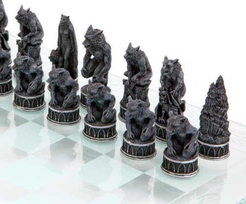 Nemesis Now Vampire Werewolf Chess Set 44cm Black | eBay