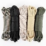 Romon Parachute Cord Paracorde, Unisex-Adult, Mult...: 【5 Colores】El set paracord contiene un total de 5 colores diferentes de cuerdas de paraguas, cada una con una longitud de 6 metros. Se puede combinar una amplia gama de colores con diferentes estilos para una gran variedad de actividades al aire libr...