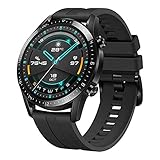 HUAWEI Watch GT 2 2019 Bluetooth SmartWatch, Longer Lasting 2 Weeks Battery Life, Waterproof, Compatible with iPhone and Android, 46mm No Warranty International Version (Matte Black) (Renewed)