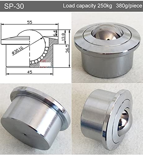 Roue universelle de roulement à billes de précision FSP-30 pour table de transfert - 2
