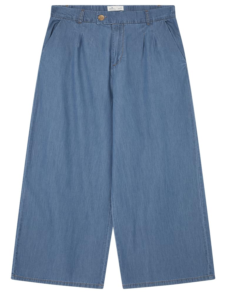 SPRINGFIELD Tencel Jeans for Women, Steel Blue, 10