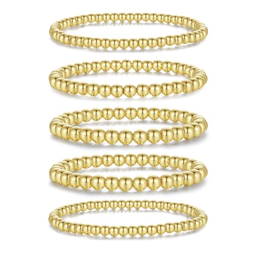 5 bracelets à perles pour femme : set de bijoux tendance et bohème