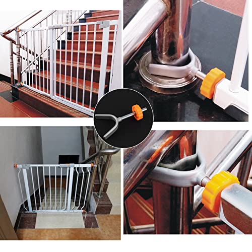 Druckschrauben Kindergitter, 4Pcs Y-Spindel Druckschrauben M10 Treppenschutzgitter Schrauben Ersatzschraube Treppengitter Druckschrauben Babygitter Schrauben Kit