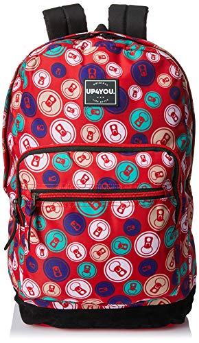 Mochila Escolar Luxcel Adulto Unissex, Vermelho, U 1 51WVNKJ0CbL