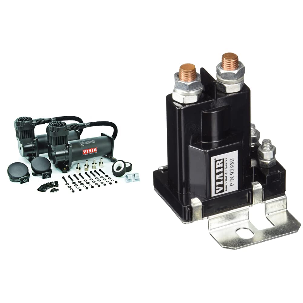 Amazon.com: VIAIR 44442 Stealth Black Dual Value Pack (444C