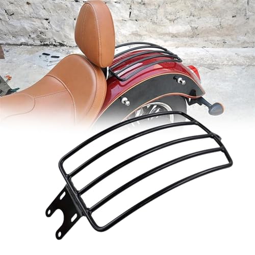 Porte-bagages moto solo noir accessoires de transport arrière Indian Scout 2015-2023