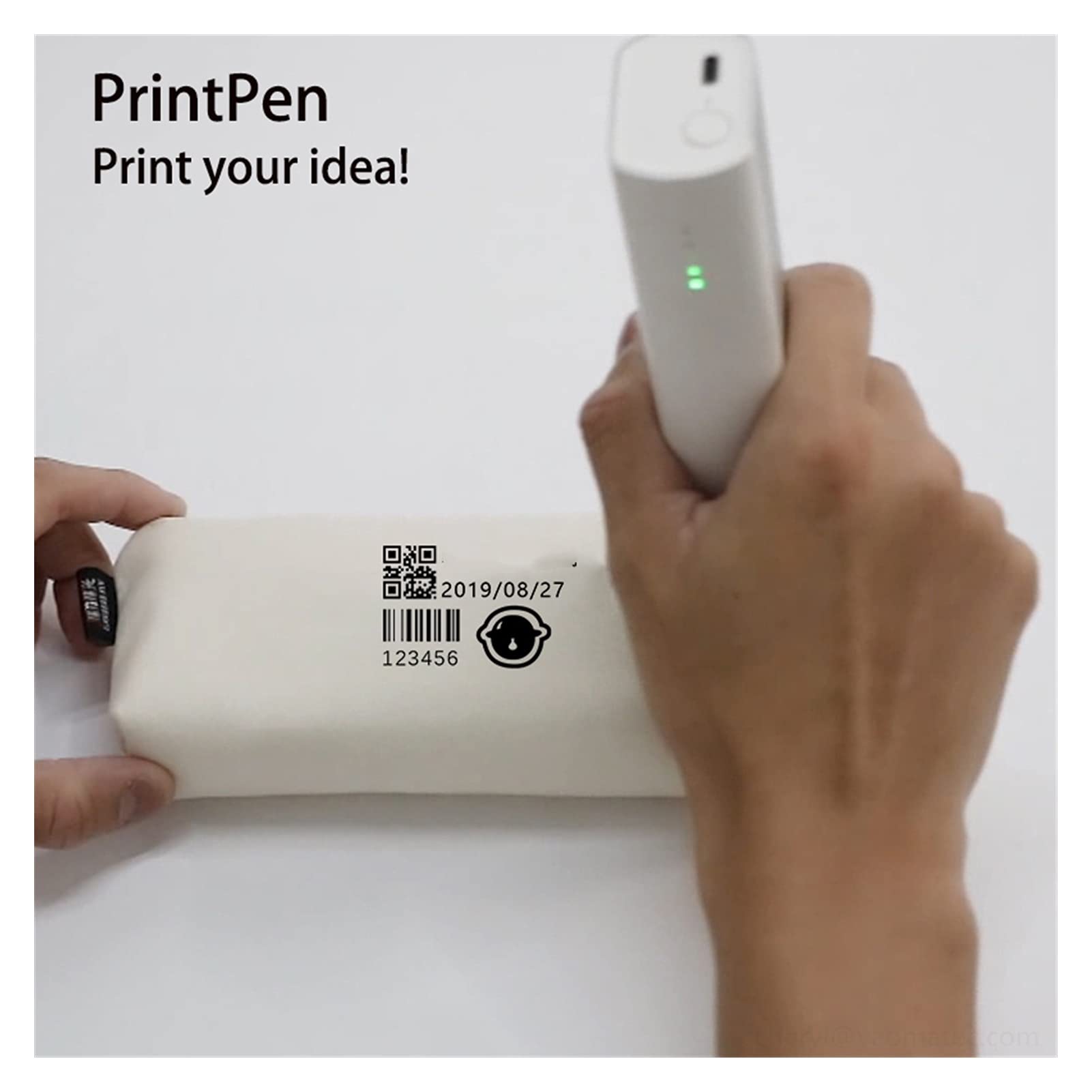 Mini stampante Penna a getto d'inchiostro Stampanti palmare Piccola colori FAI DA TE Stampa logo tatuaggio.