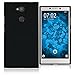 Produktbild PhoneNatic Case kompatibel mit Sony Xperia L2 - schwarz Silikon Hülle matt Cover