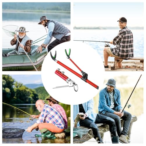 Support de canne à pêche en inox solide pour rivière et rive - 4