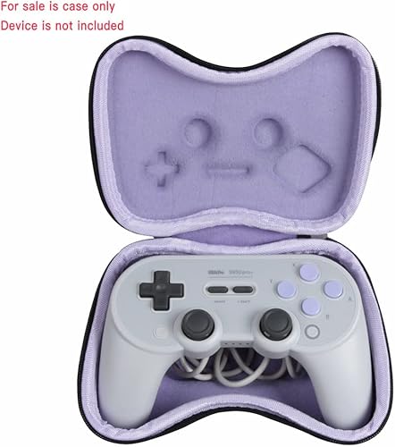 Miniatura 2 de Hermitshell Funda de viaje para 8Bitdo Sn30 Pro + controlador Bluetooth inalámbrico Gamepad, Negro, Sn Edition